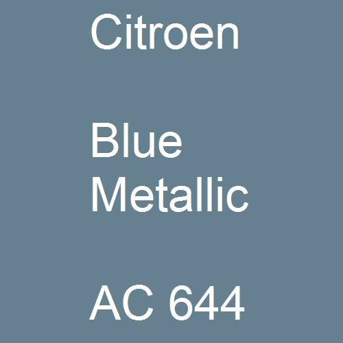 Citroen, Blue Metallic, AC 644.